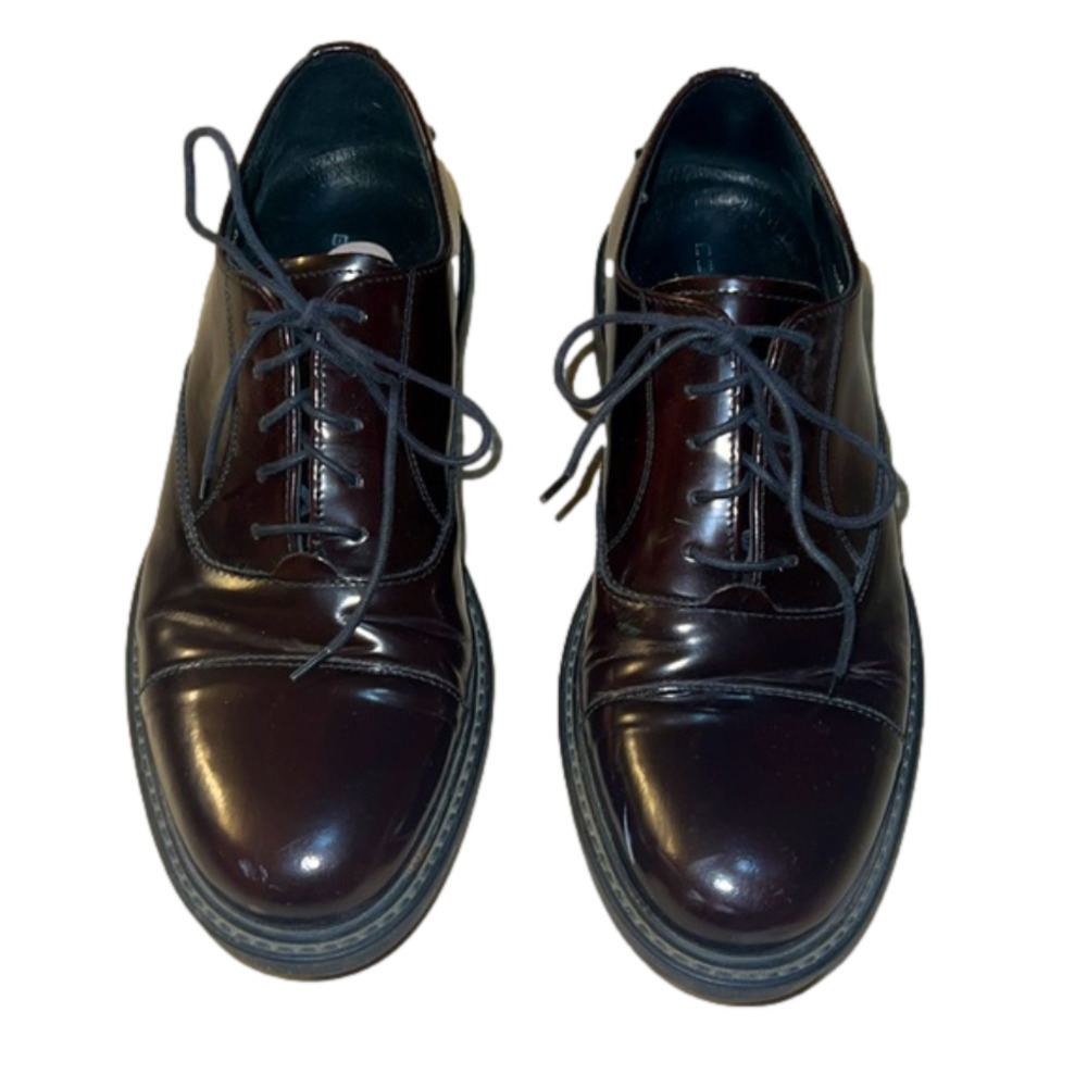 Size 8.5 brown leather bostonian dress shoe